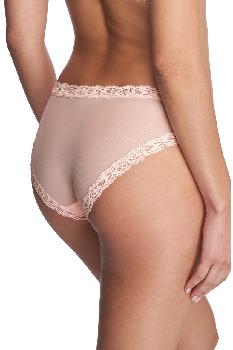 Feathers Hipster Briefs, Alternate, color, SEASHELL