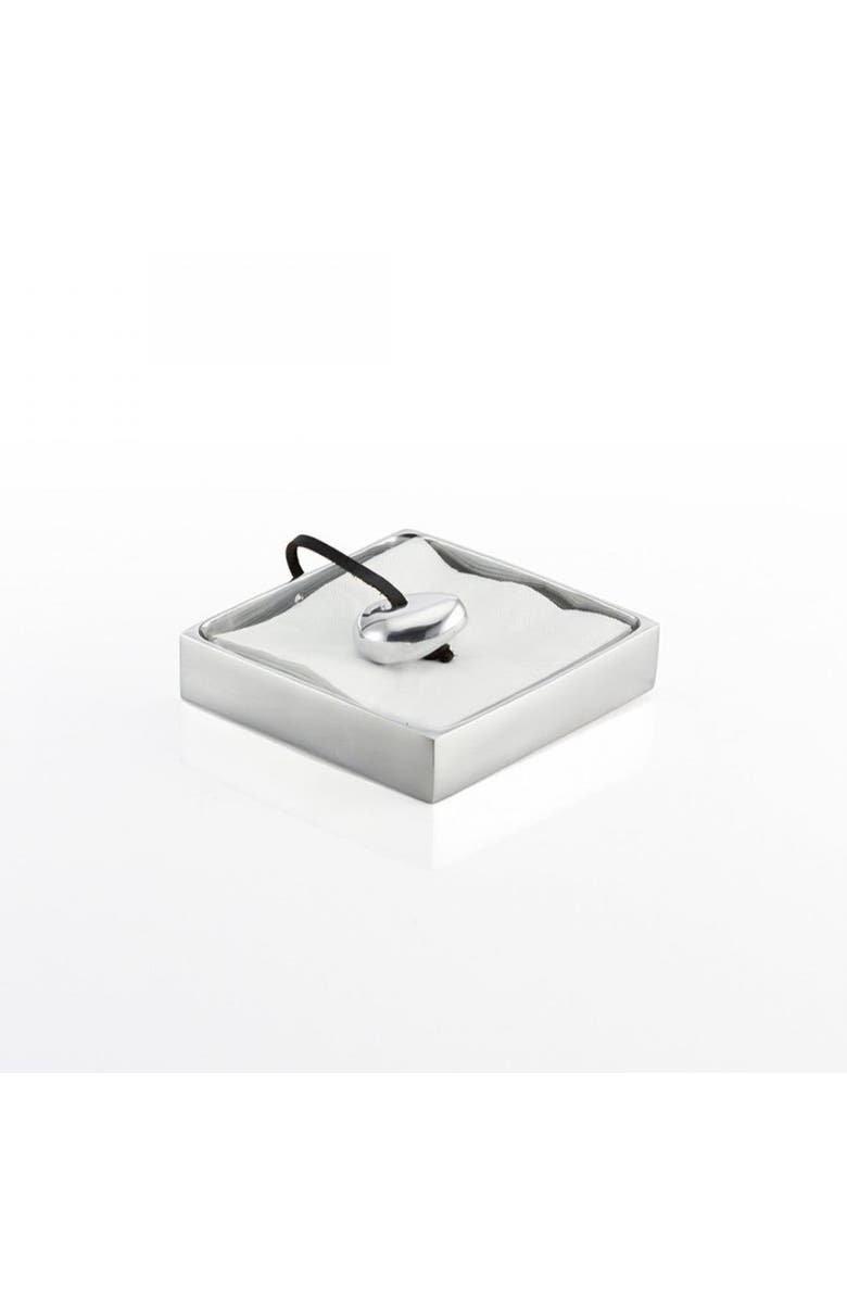 Lunares Rock Cocktail Napkin Holder, Alternate, color, Silver