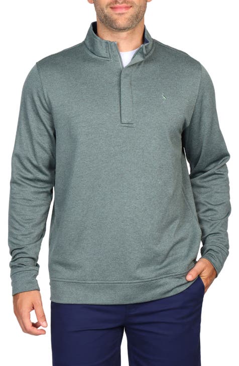 Luxe Performance Golf Fleece Quarter Zip Pullover