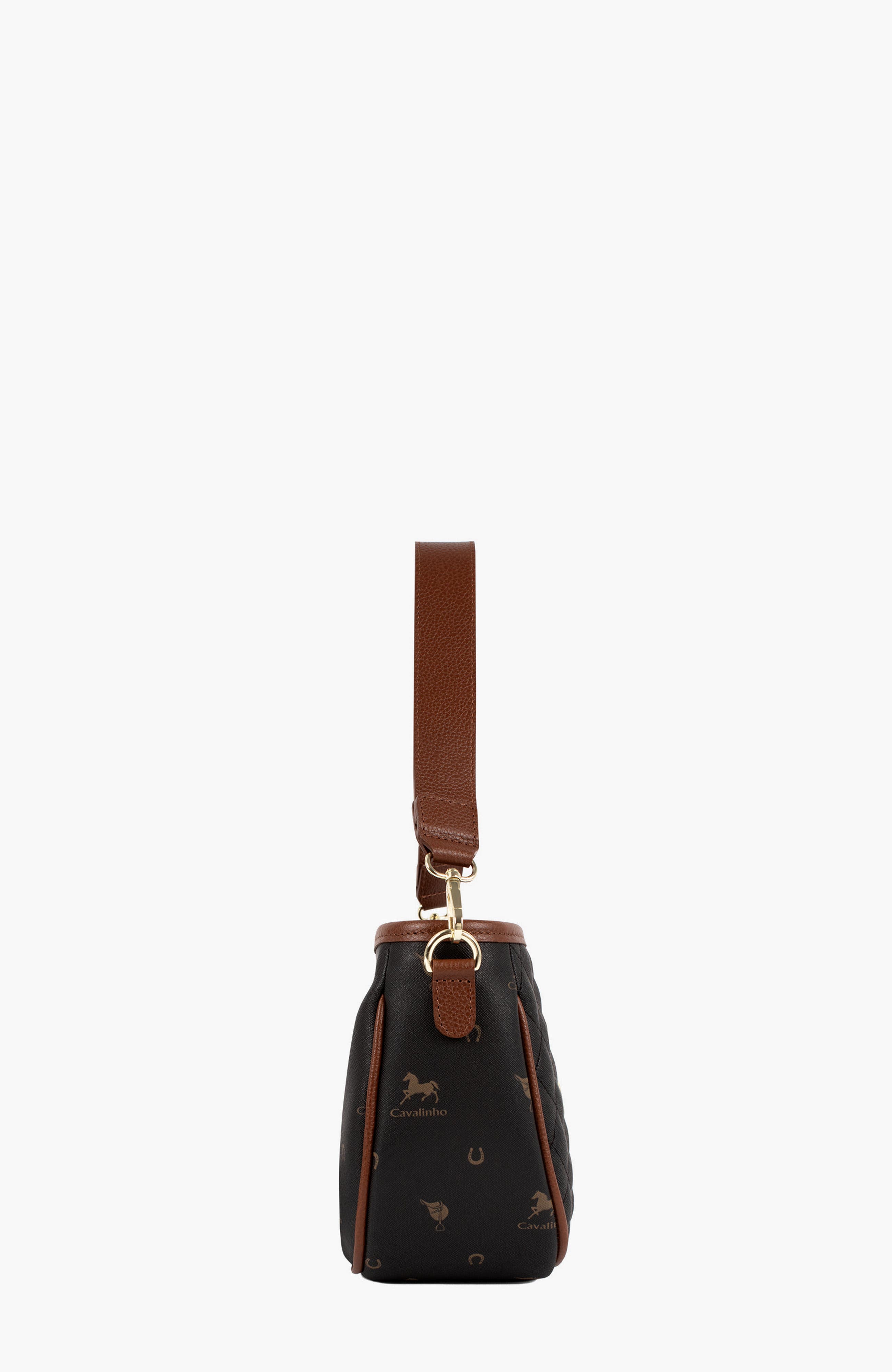 Di Cavallo 615 Handbag, Alternate, color, Black / Brown
