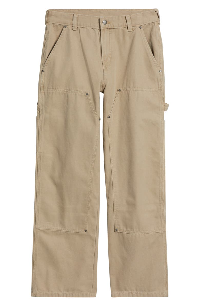 Double Knee Cotton Canvas Carpenter Pants