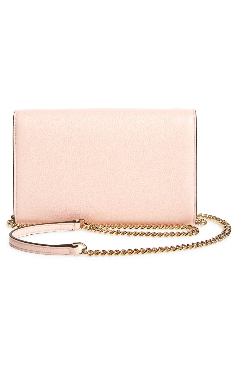 FERRAGAMO Salvatore Ferragamo The Studio Grainy Leather Wallet on a Chain, Alternate, color, 