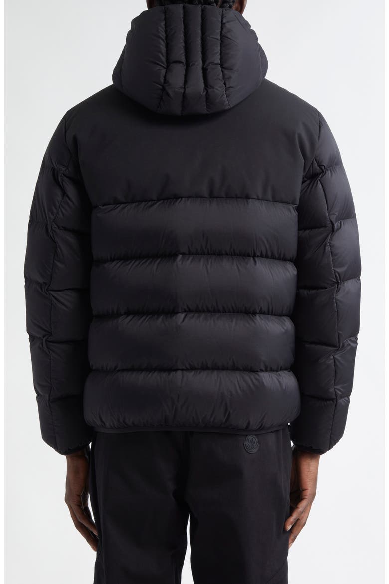 Veumont Hooded Down Puffer Jacket, Alternate, color, BLACK