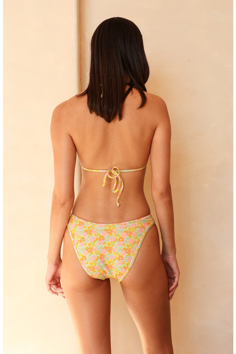 Venice Cheeky Bikini Bottom, Alternate, color, Sunset Grove
