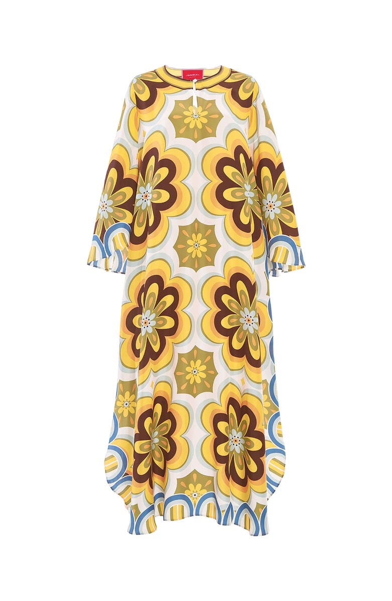 La DoubleJ Flying Kaftan Ciccio Placée Dark Mustard, Alternate, color, Ciccio Placée Dark Mustard