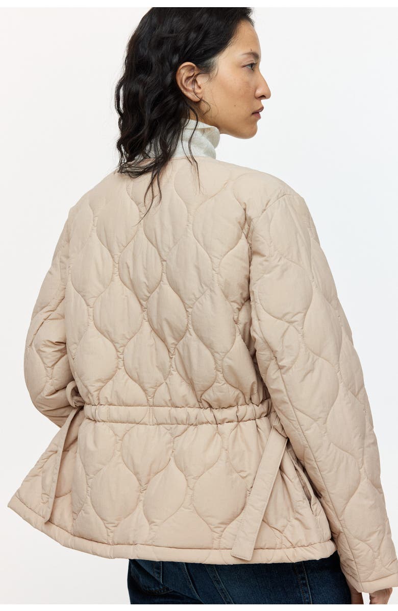 H&M Thermolite<sup>®</sup> Quilted Jacket, Main, color, Light Beige