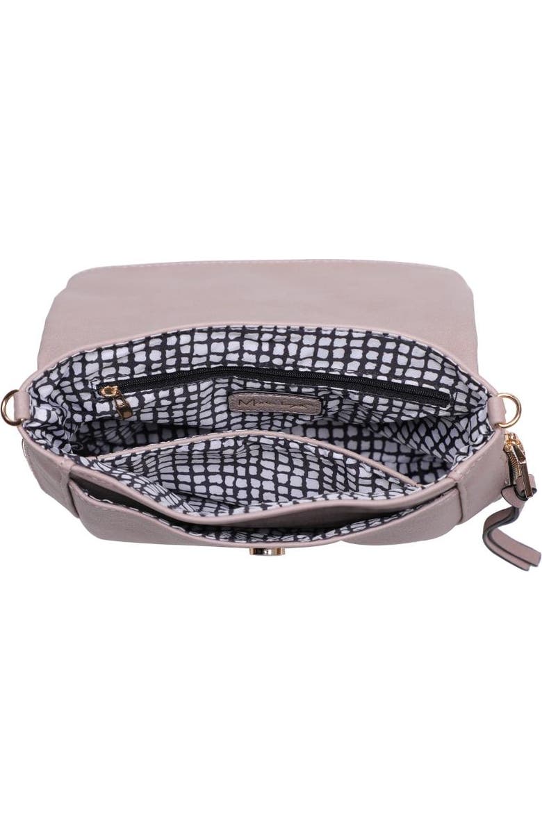 MODA LUXE Easy Foldover Crossbody, Alternate, color, Natural