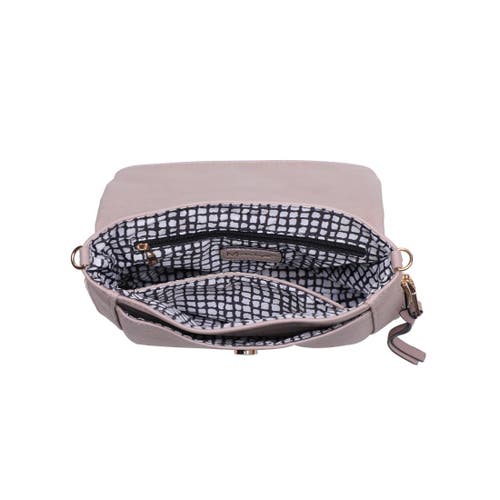 Moda Luxe Easy Foldover Crossbody In Brown