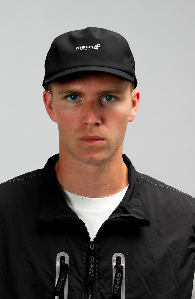 Melin Odessa Packable Hydro Snapback Ball Cap, Alternate, color, Black