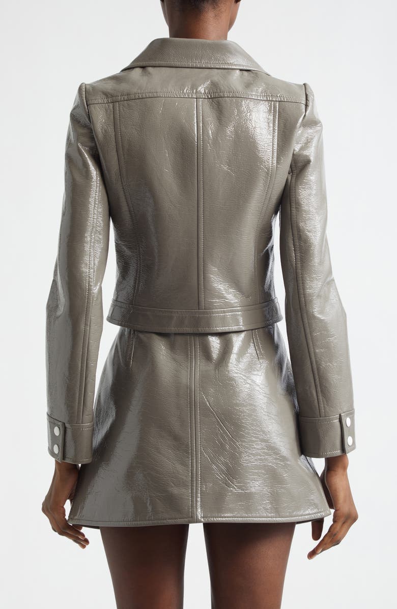 Courrèges Re-Edition Vinyl Jacket, Alternate, color, Light Mocha