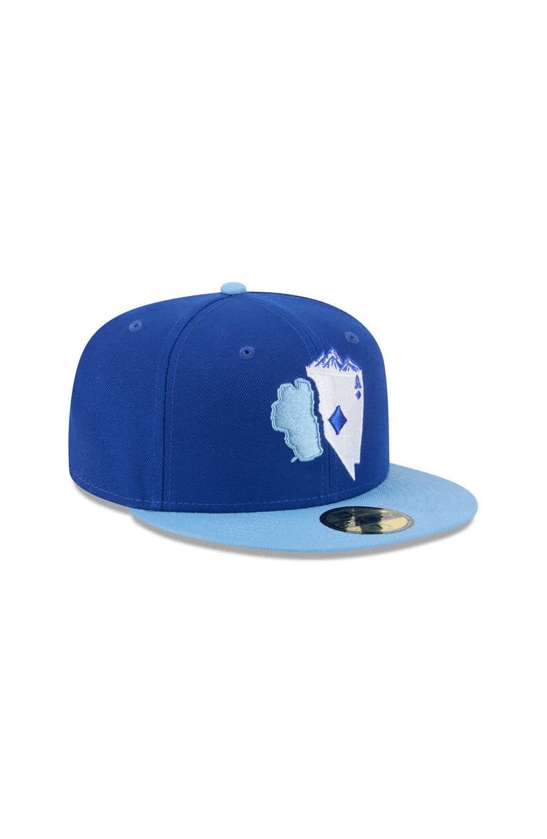 New Era Men's New Era Blue Reno Aces Theme Nights 59FIFTY Fitted Hat, Alternate, color,