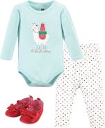 Hudson Baby Soft Cotton Collection Bodysuit, Pants, and Footwear Collection