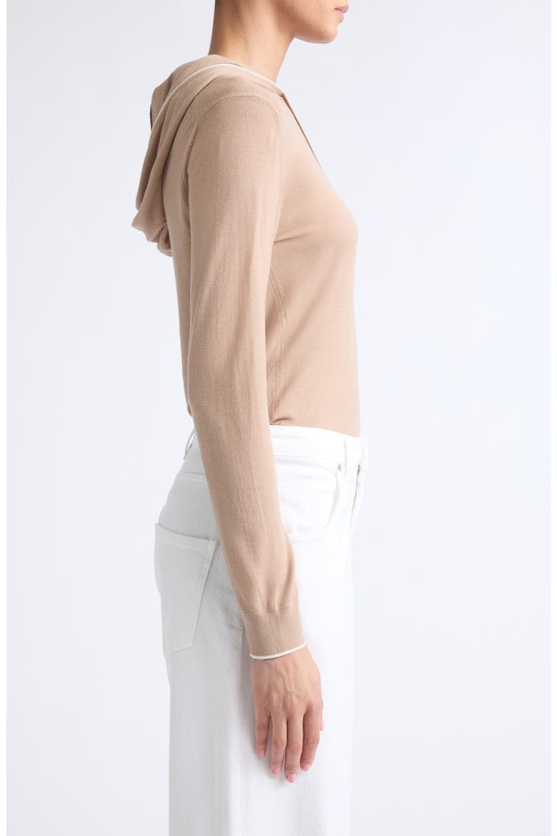 Merino Wool Hoodie, Alternate, color, 04A-01 CAMEL WHITE
