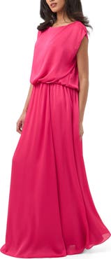 Trina Turk Vantage 2 Blouson Maxi Dress