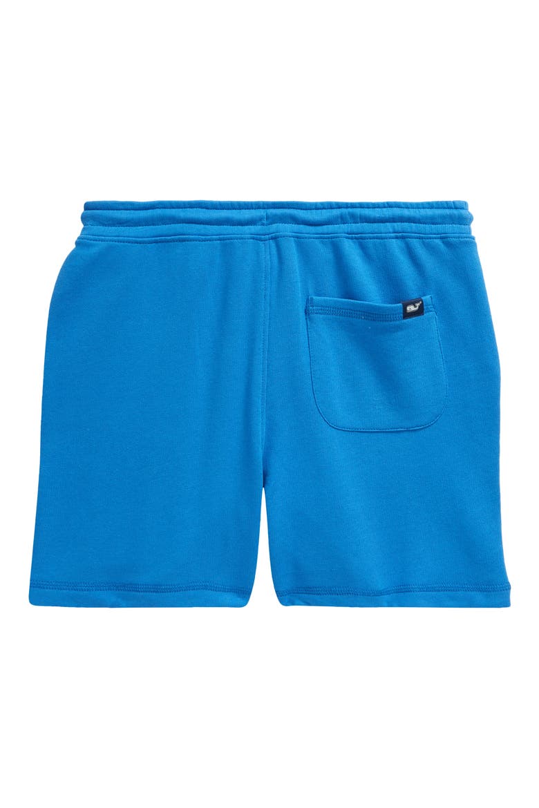 Kids' Sunwashed Cotton Blend Fleece Drawstring Shorts, Alternate, color, TIDE BLUE
