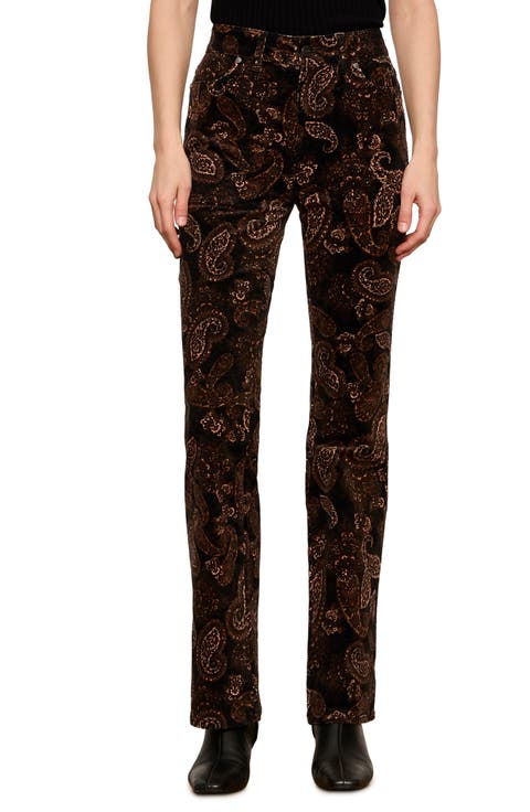 Play Date High Waist Stretch Cotton Corduroy Bootcut Pants