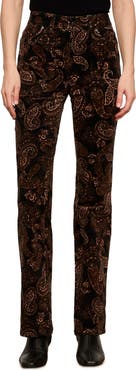 Sanctuary Play Date High Waist Stretch Cotton Corduroy Bootcut Pants