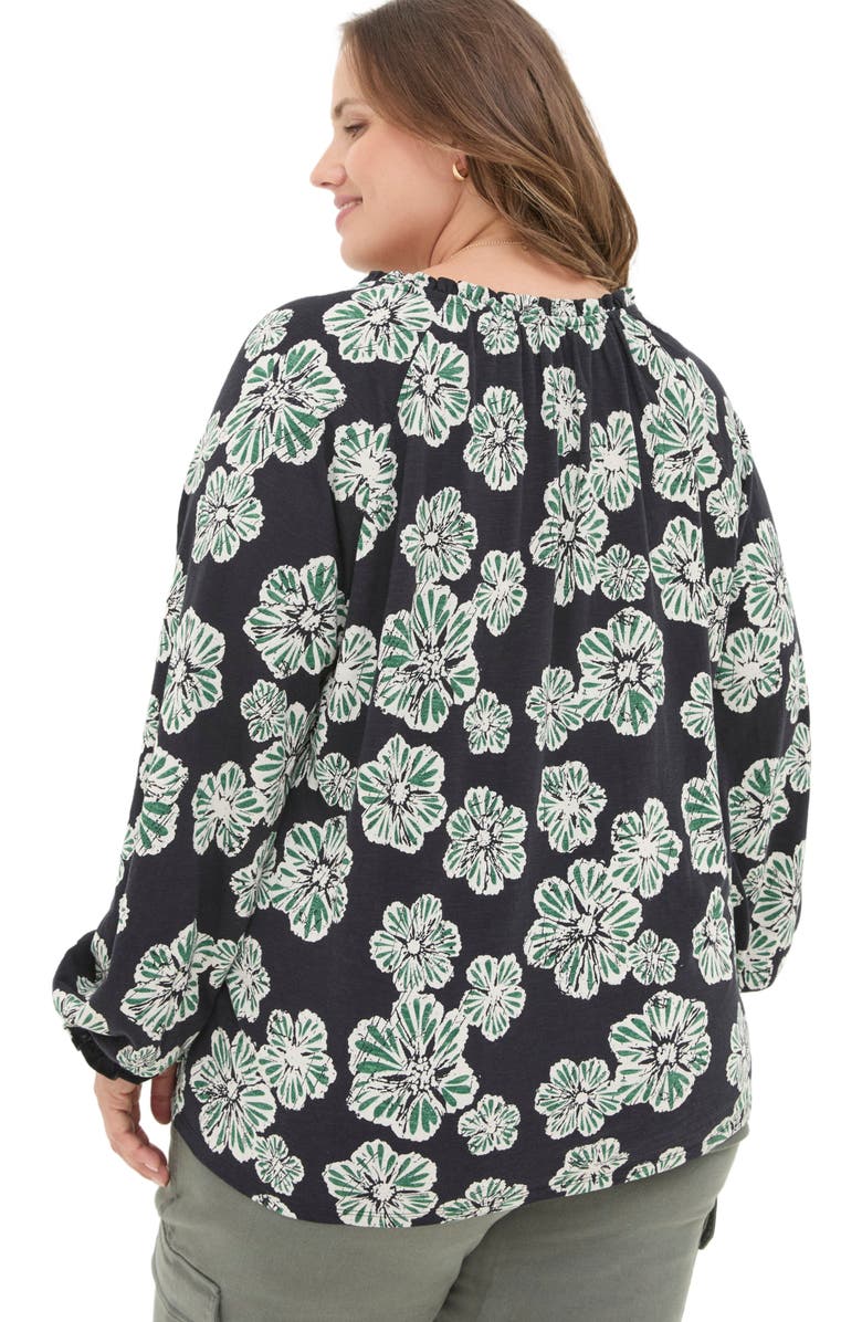 FatFace Women's Plus Size Florence Spaced Floral Top, Alternate, color,
