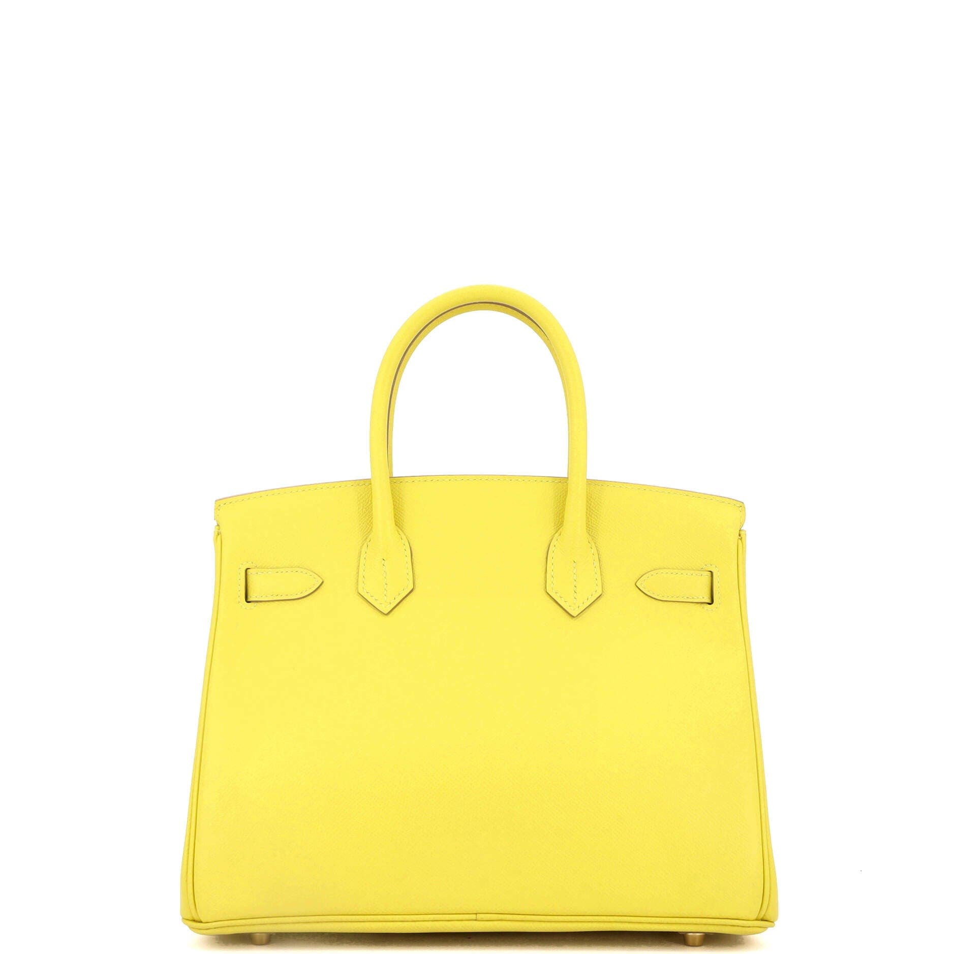 Pre-Owned Hermes Birkin Handbag Yellow Epsom with Gold Hardware 30, Alternate, color, 