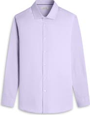 Bugatchi Axel Shaped Fit Jacquard Button-Up Shirt
