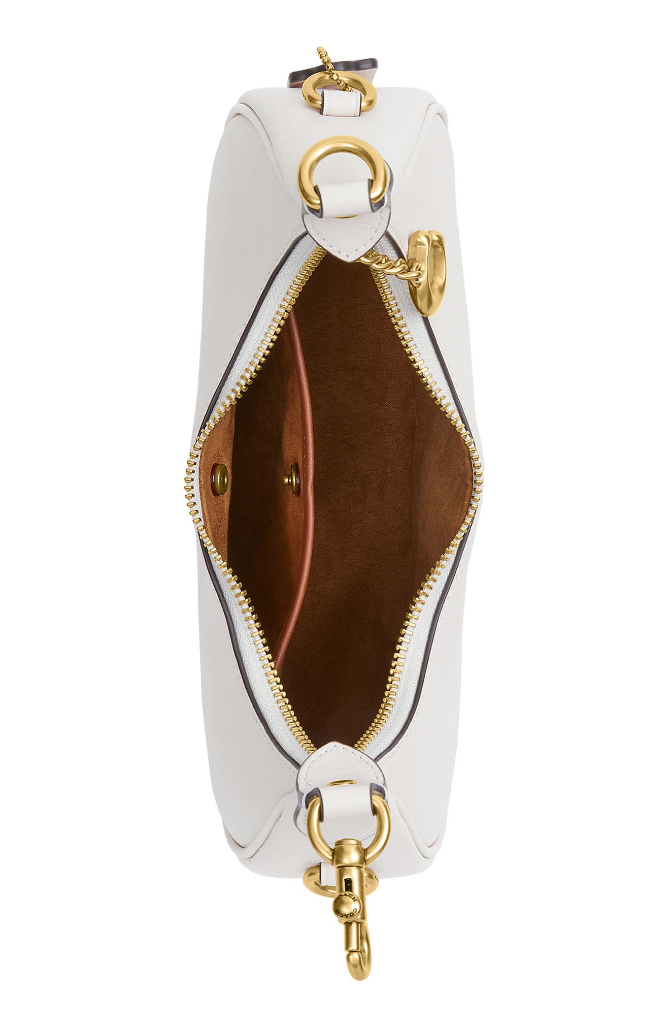 COACH Jonie 22 Glovetanned Leather Bag, Alternate, color, Chalk