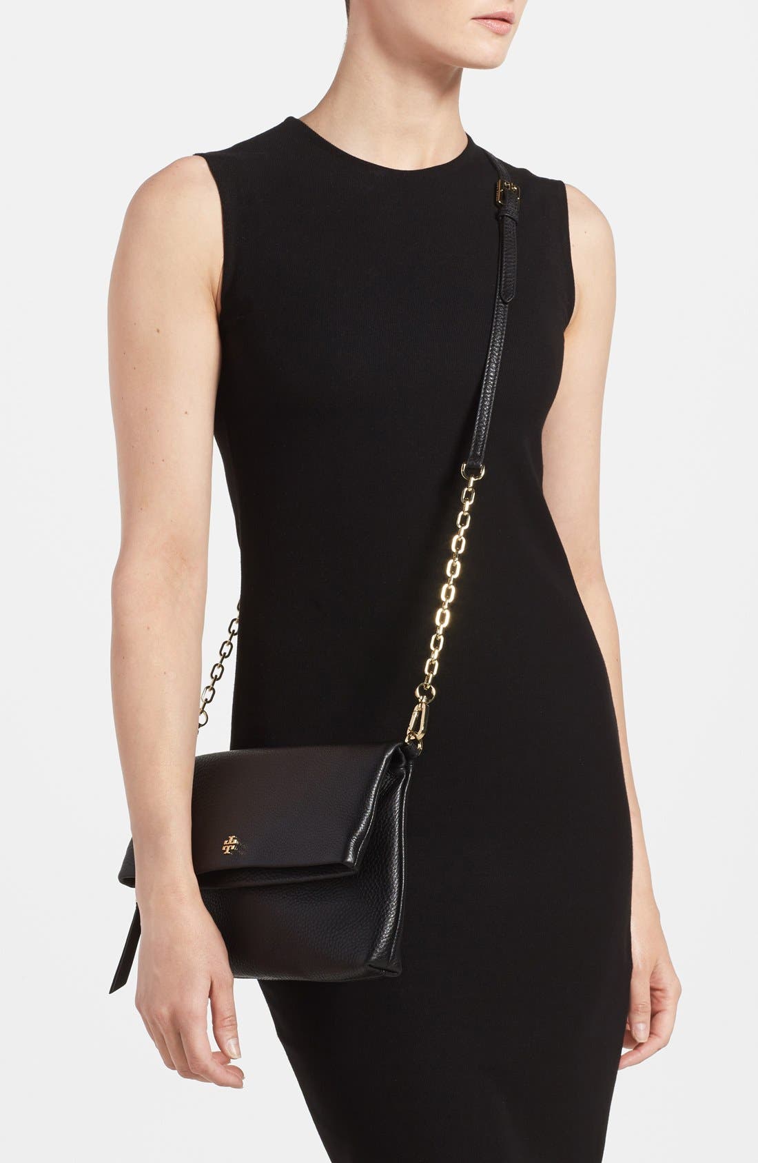 Tory Burch Foldover Crossbody Bag, Alternate, color, 