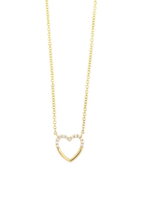 Icons Open Heart Pendant Necklace