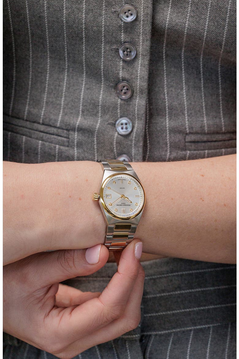 Highlife Diamond Two-Tone Bracelet Watch, 31mm, Alternate, color, GOLD-TONE