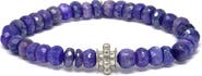 Anzie Bohème Faceted Mystic Purple Moonstone Bracelet