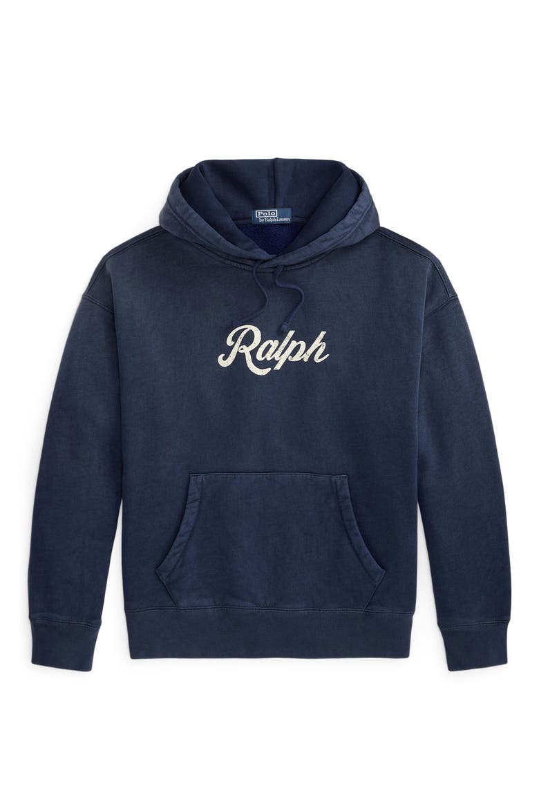 Vintage Fleece Graphic Hoodie, Alternate, color, BLUE