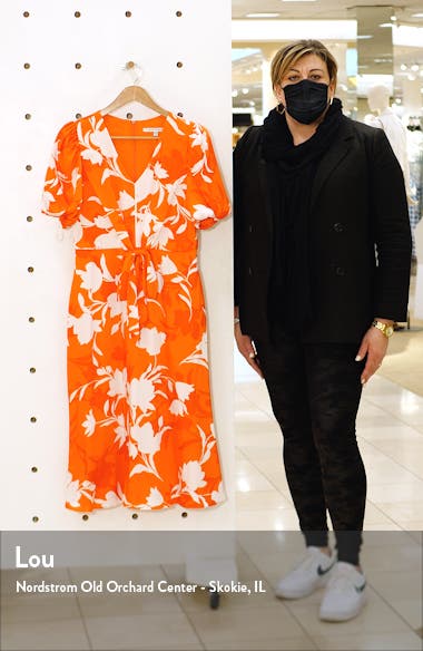 julia jordan
 Floral Midi Dress
