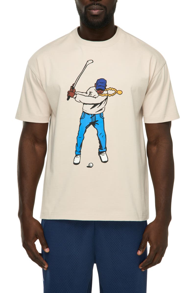Eastside Golf Swingman Graphic T-Shirt, Main, color, Pumice