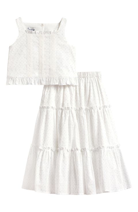 Kids' Kimberly Ruffled Tank & Maxi Skirt Set