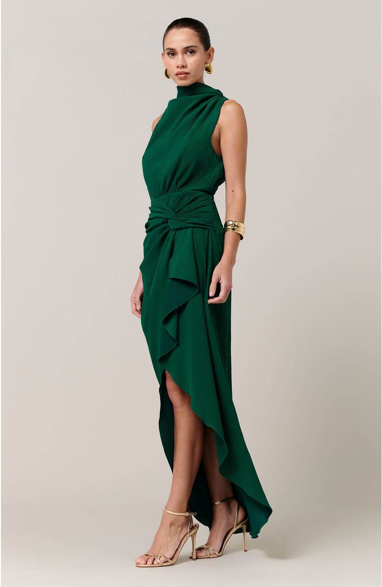 SAVEL Ursula Midi Dress, Alternate, color, Emerald