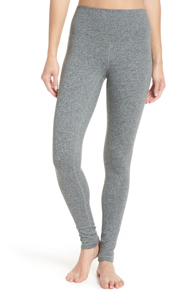 Ultrasoft Recycled High Waist Leggings, Main, color, GREY URBAN