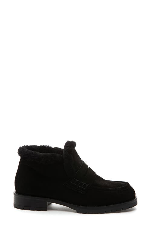 275 Central Zelia Genuine Shearling Weatherproof Boot In Black
