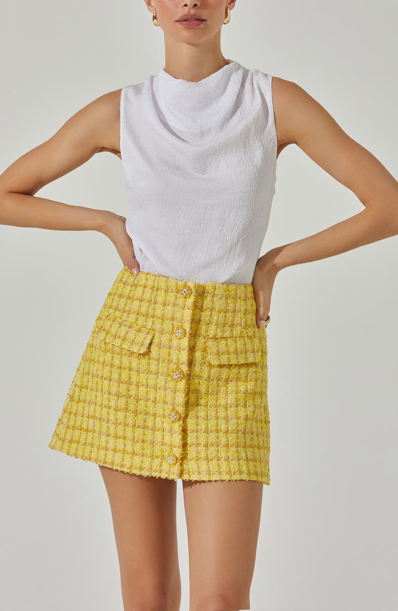 ASTR the Label Texture Drape Satin Top, Alternate, color, 