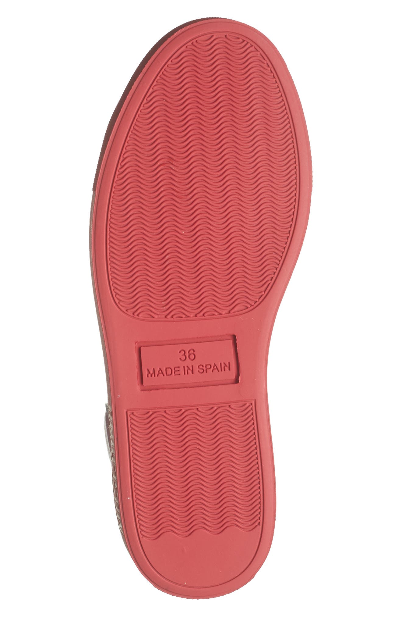 Moschino High Top Logo Sneaker, Alternate, color, 