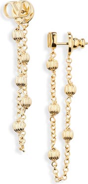 Valentino Garavani VLOGO Chain Front/Back Earrings