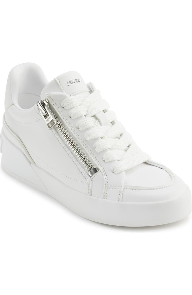 DKNY Mei Sneaker, Main, color, White