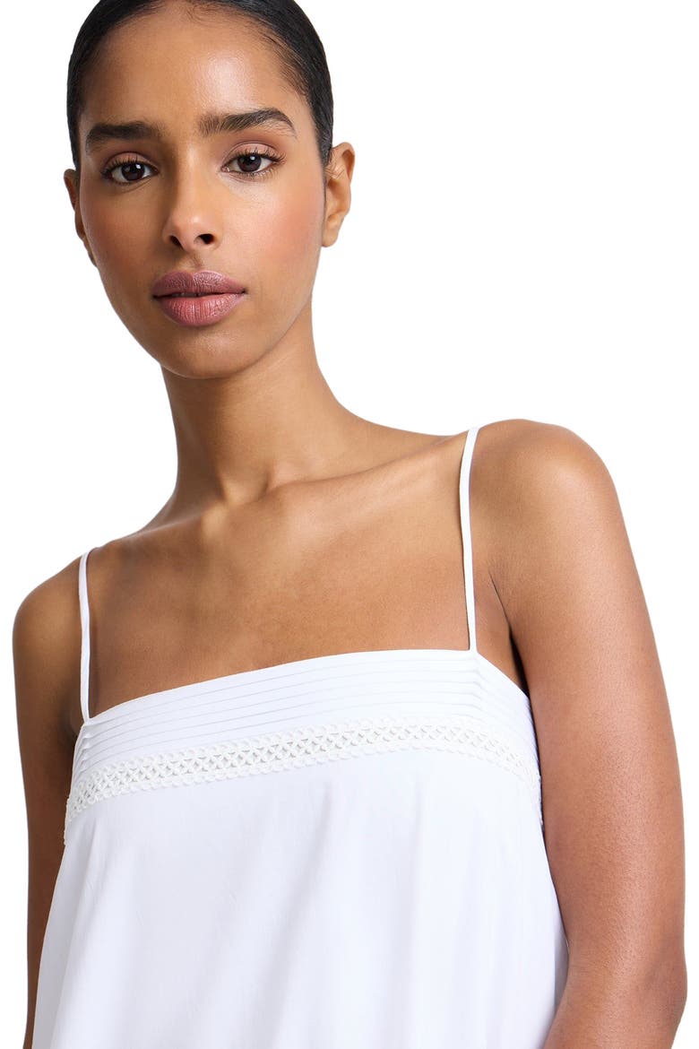 Square Neck Handkerchief Dress, Alternate, color, White