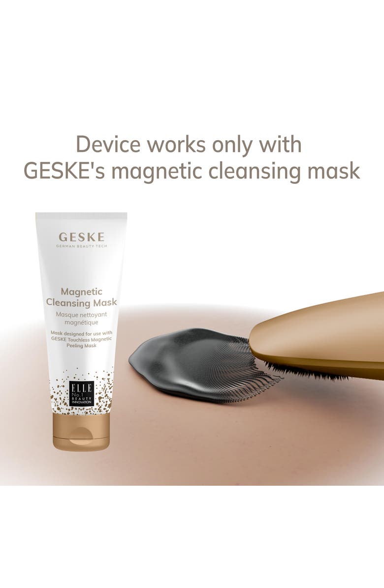 GESKE SmartAppGuided Touchless Magnetic Peeling Mask | 5 in 1, Alternate, color, Black