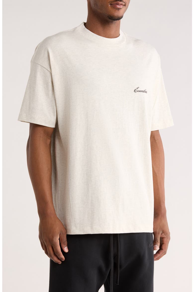 Classic Cotton T-Shirt, Alternate, color, OATMEAL HEATHER
