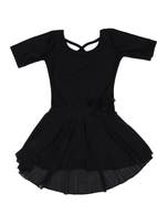 Leveret Girls Short Sleeve Skirted Leotard