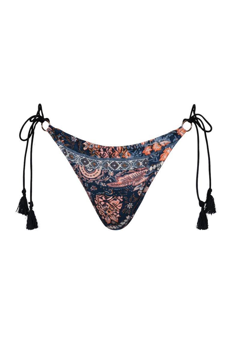 Nina Bikini Bottom, Main, color, Black Mosaic