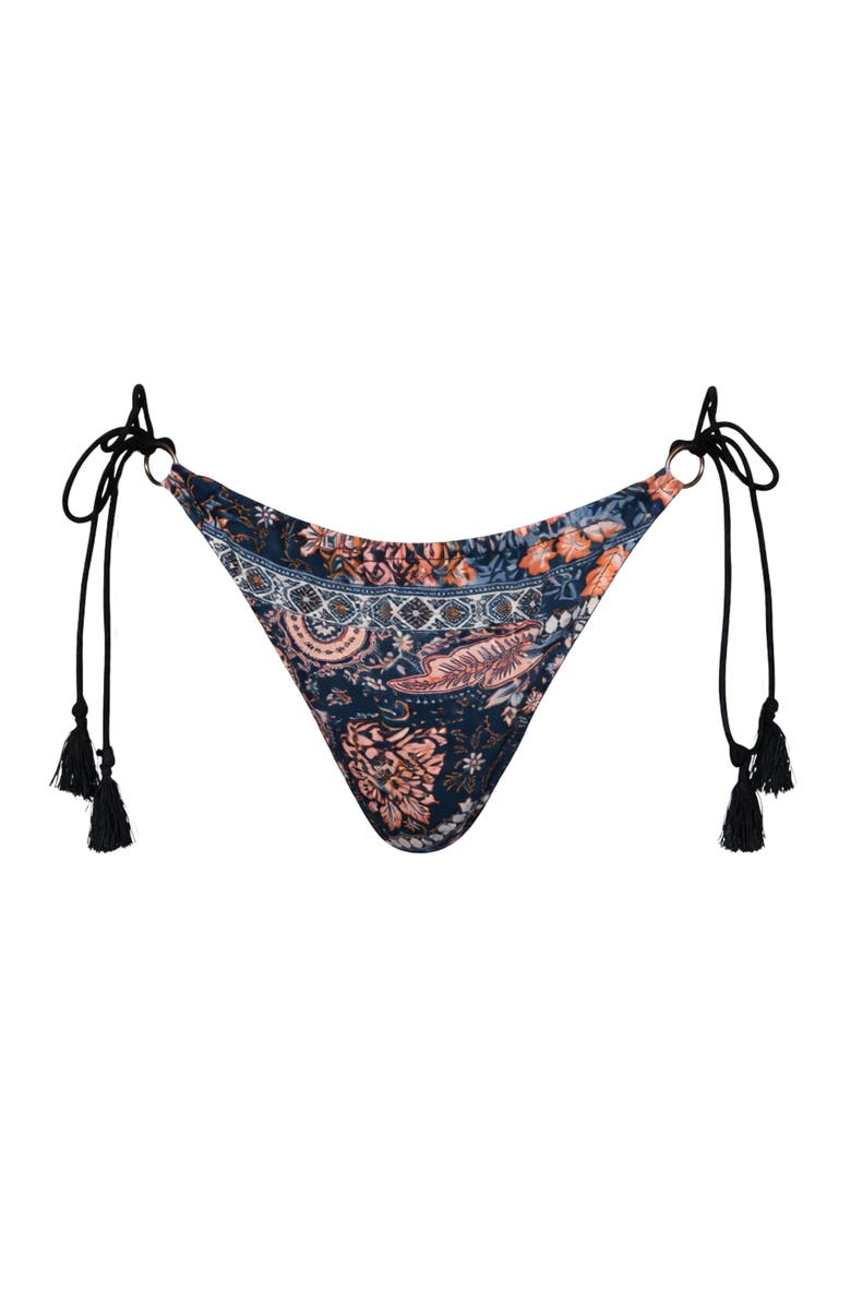 Ivy Swimwear Nina Bikini Bottom, Main, color, Black Mosaic