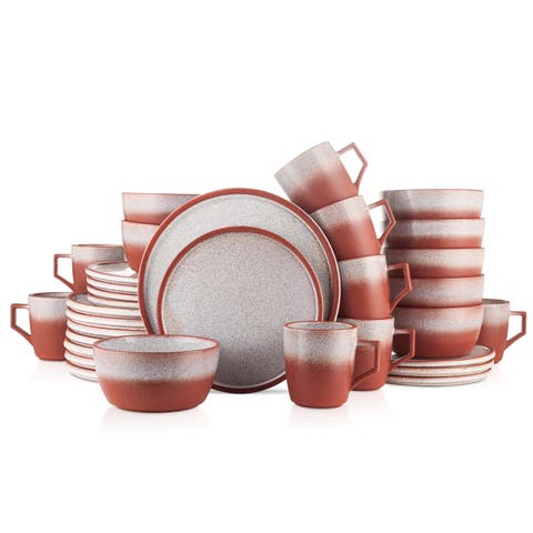 Vince Stoneware 32-Piece Dinnerware Set