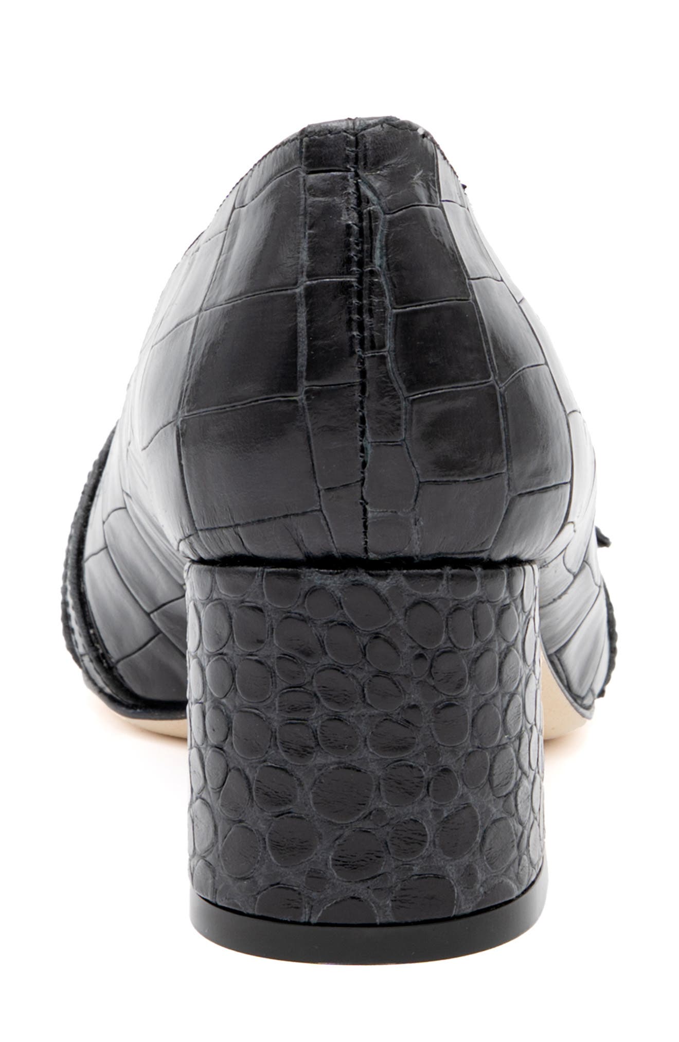 Amalfi by Rangoni Basilico Loafer Pump, Alternate, color, Nero Cocco Bengala