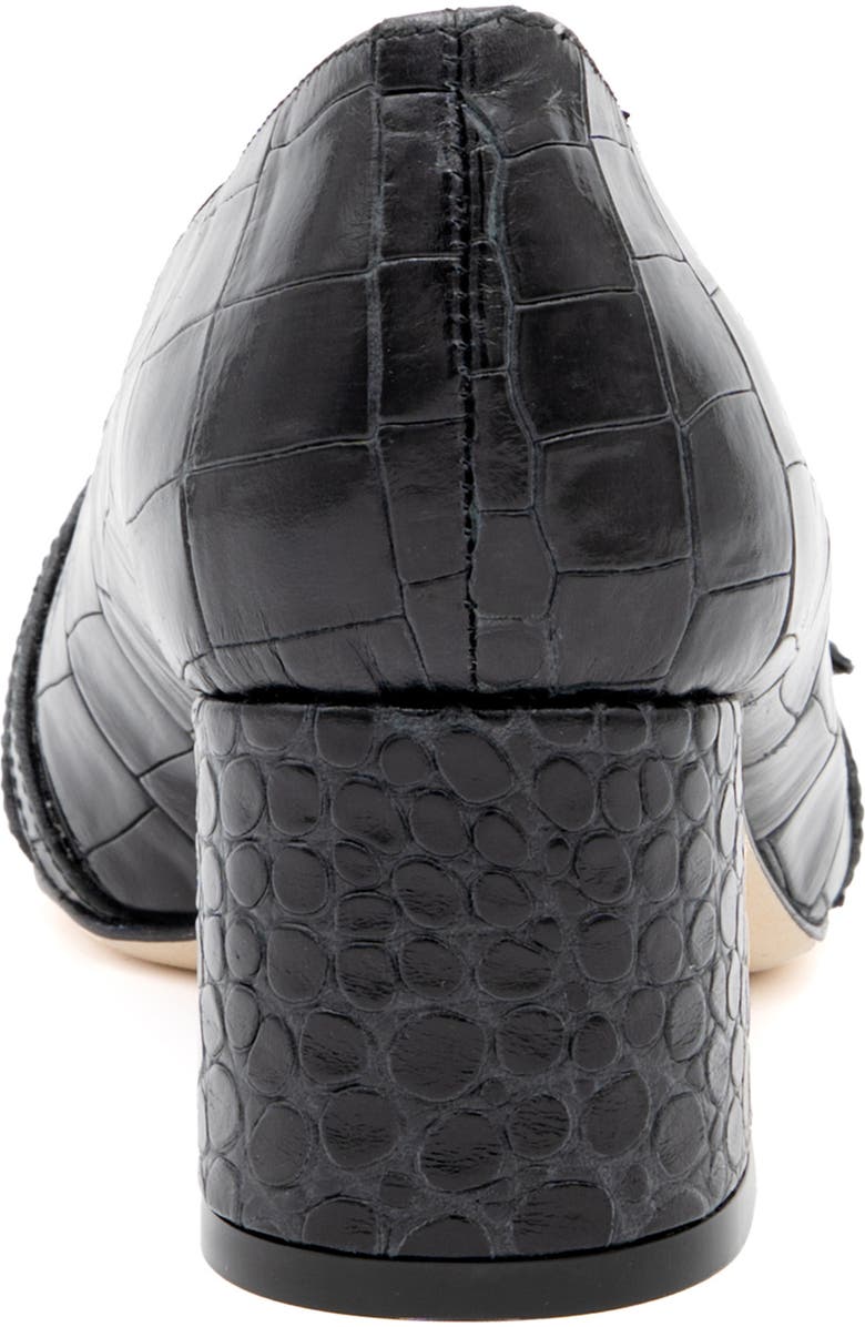 Amalfi by Rangoni Basilico Loafer Pump, Alternate, color, Nero Cocco Bengala