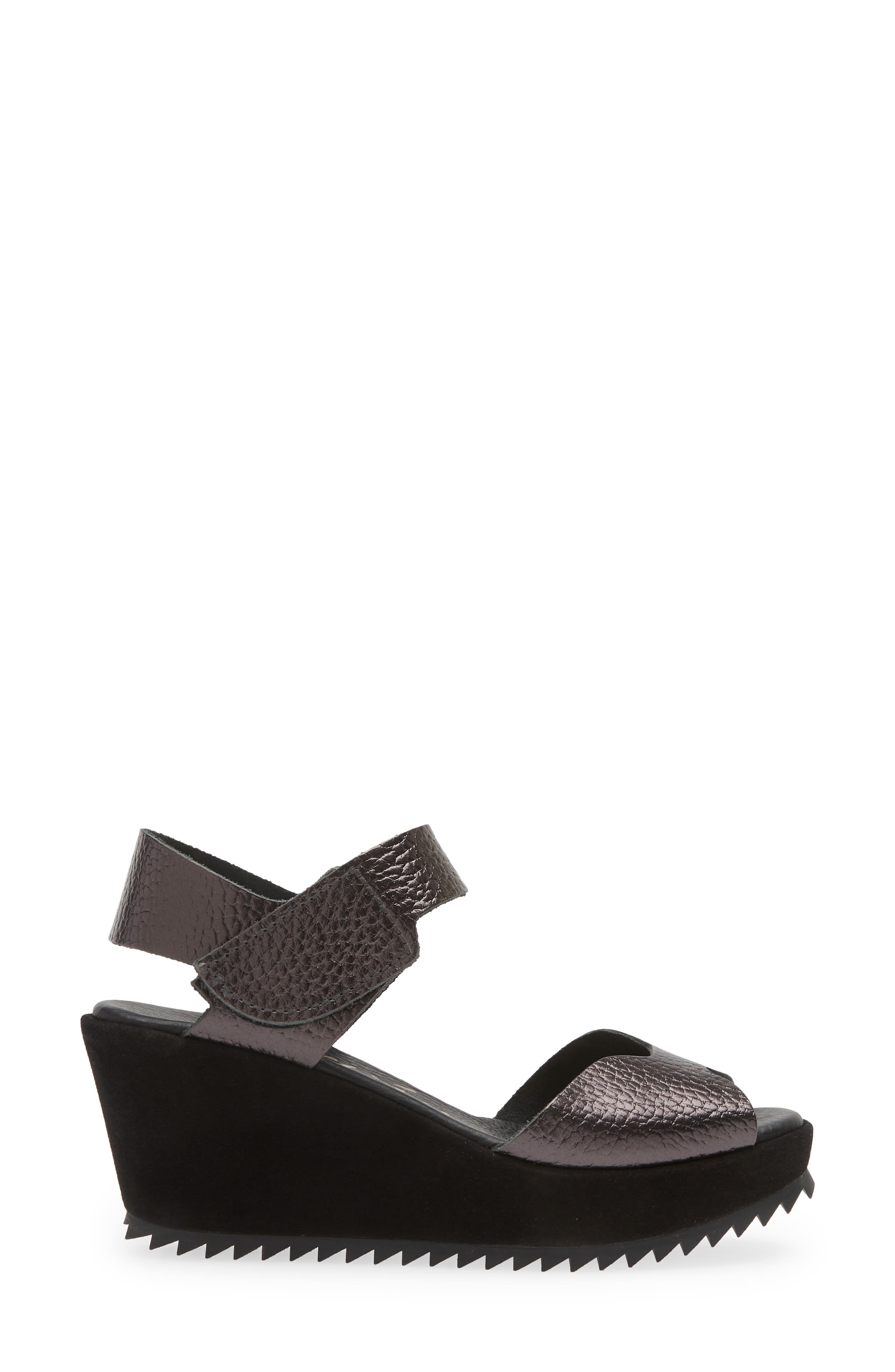 Pedro Garcia Fama Platform Wedge Sandal, Alternate, color, 
